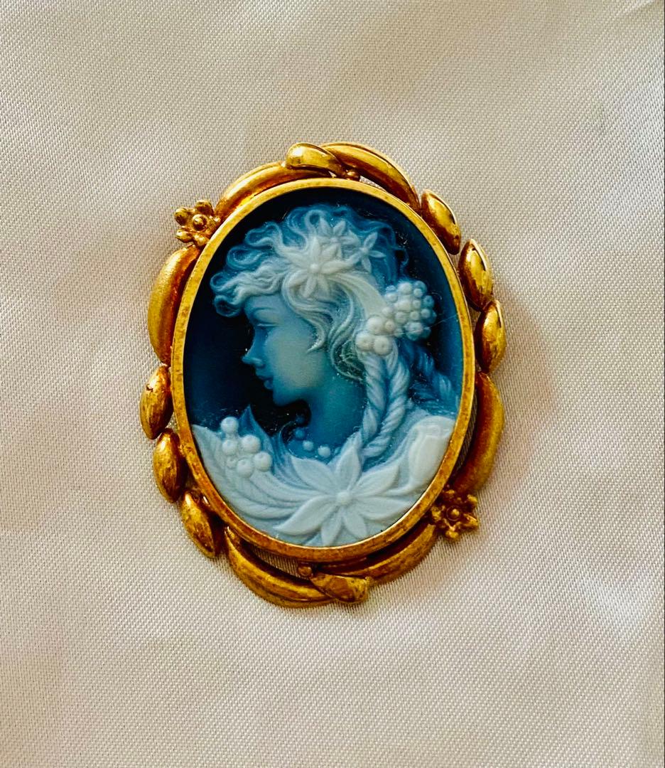 極美品✨カメオ 18金　made in Germany 鑑定書あり