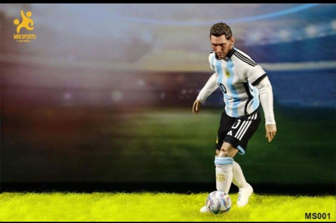 新品未使用　1/12　メッシ　アクションフィギュア　MiniSports