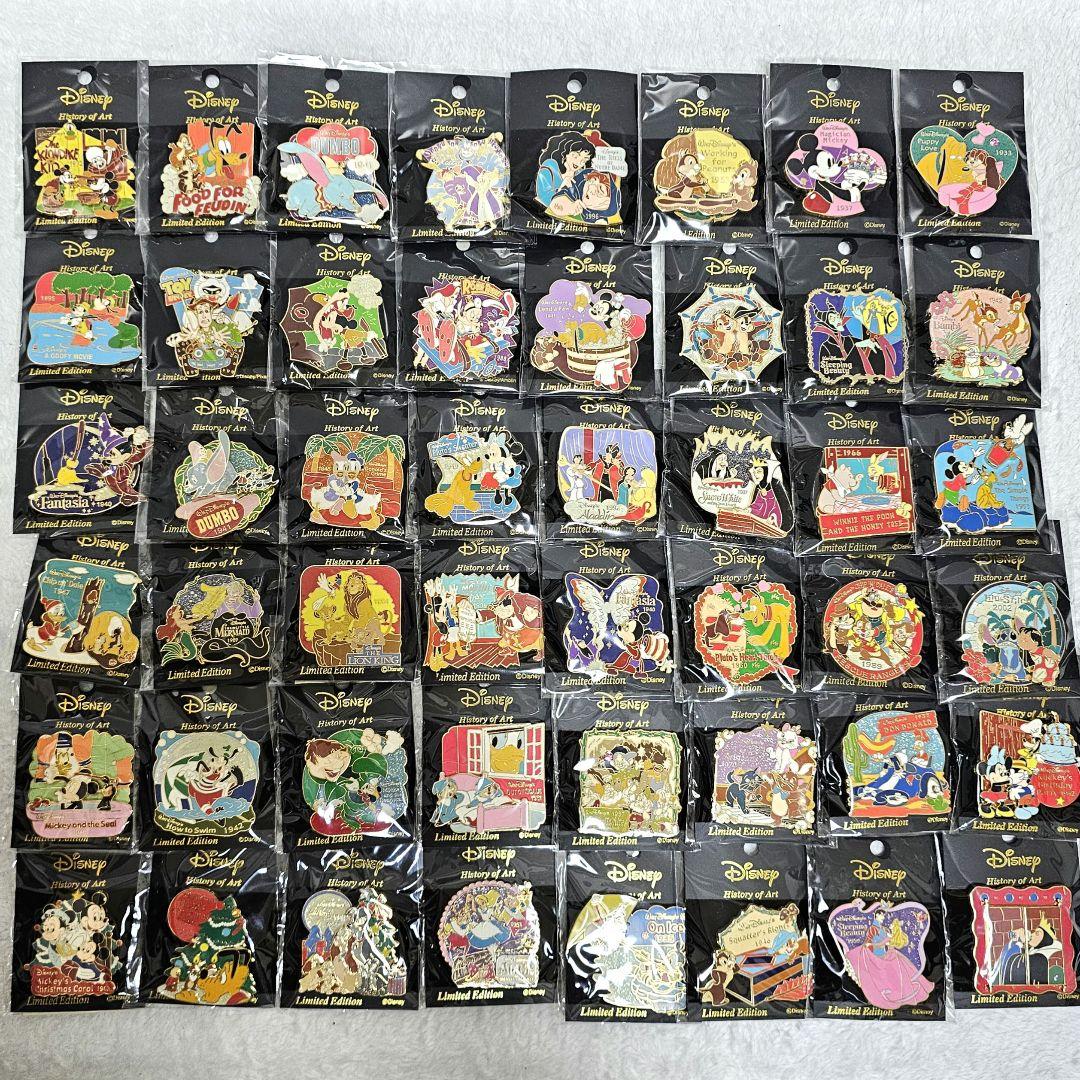 Disney History of Art キャラクター 限定ピンバッジ Disney History of Art キャラクター ピンバッジ ディズニー