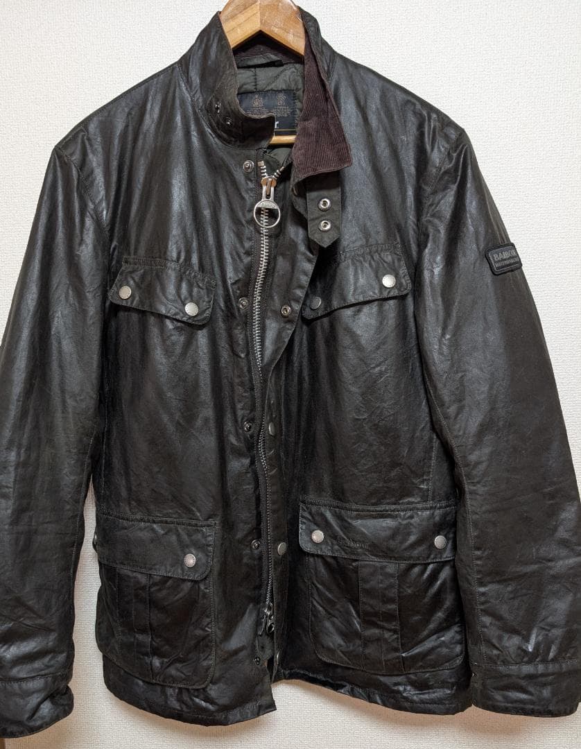 バブアー インターナショナル デューク ワックスジャケット 再ワックス