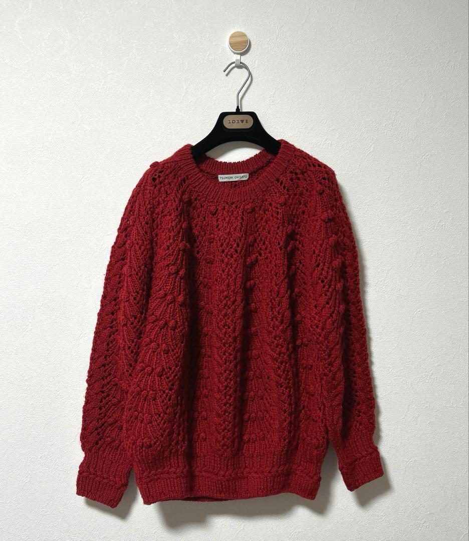 希少 TSUMORI CHISATO ツモリチサト イッセイミヤケ アランニット 中古・古着通販】tsumori chisato (ツモリチサト) クロシェニット