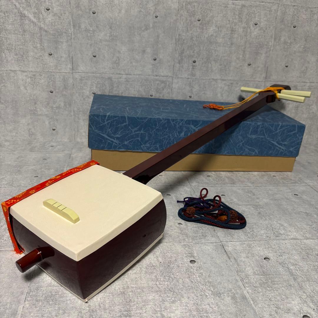 未使用 三味線 踊り用 小道具 日本舞踊 芸者 練習 舞台 伝統芸能 日本