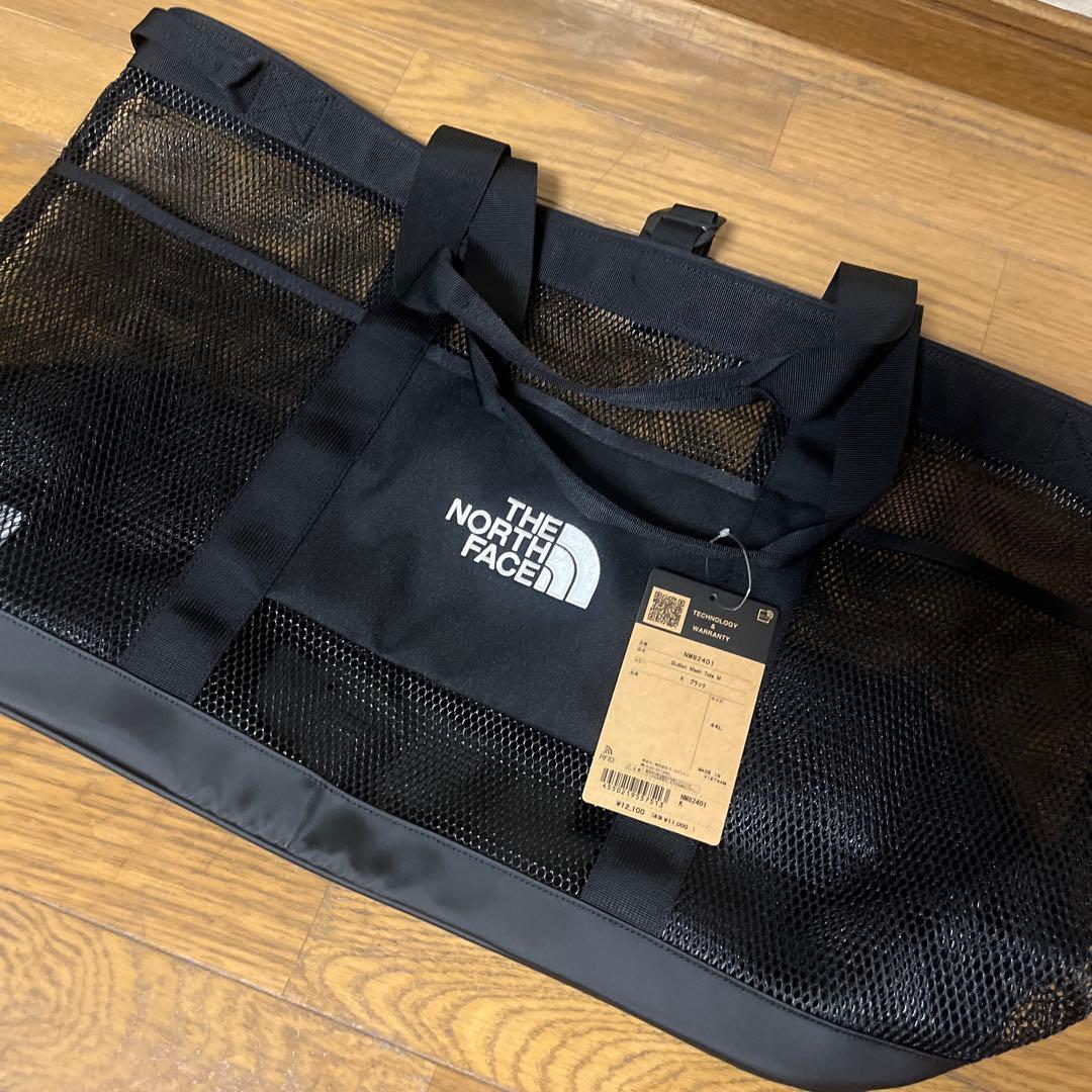 ノースフェイス大型メッシュバッグ黒未使用品