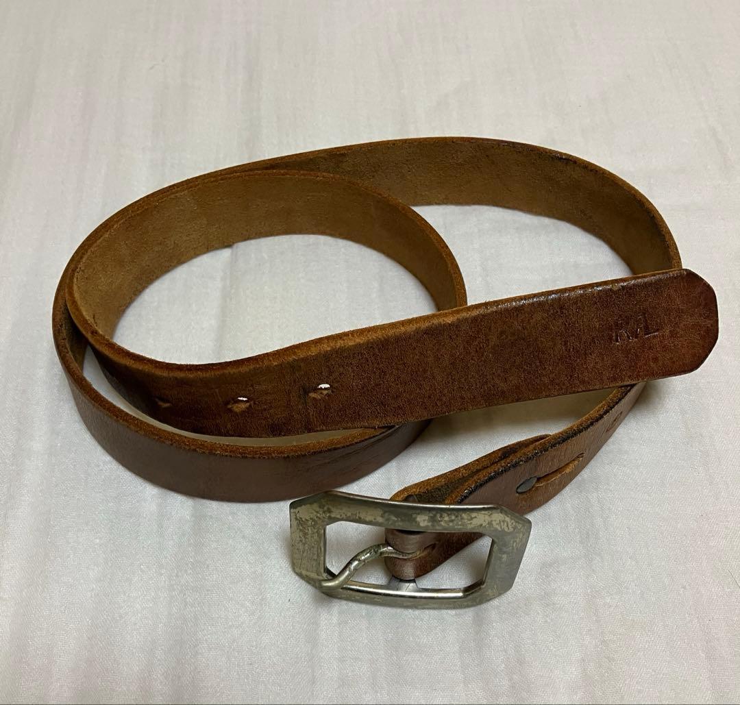 RRL BELLINGHAMベルト 34 イタリア製　ブラウン　ラルフローレン