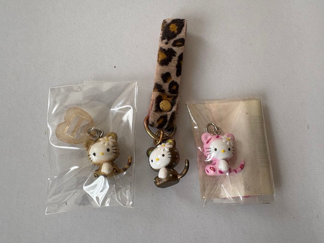 サンリオ ハローキティ ヒョウ 着ぐるみキティ キーホルダー 希少 レア
