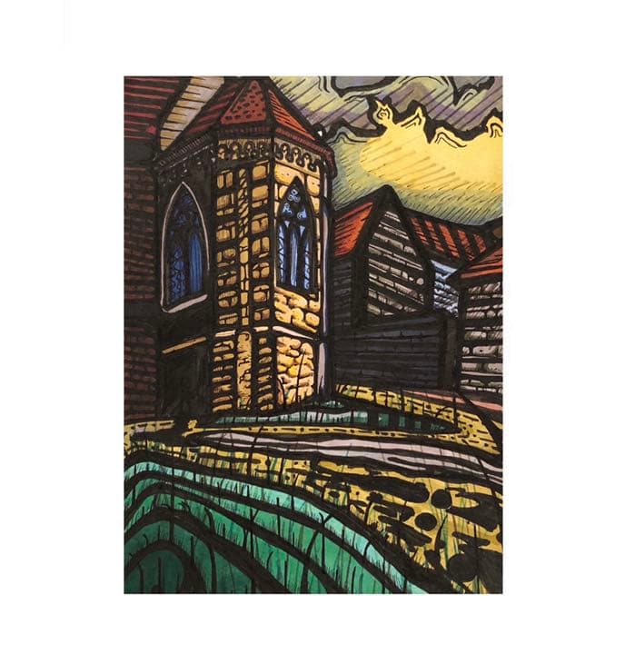 パリ  オーヴェルの協会 ボクらのアート / オーヴェルの教会 The Church at Auvers(1890