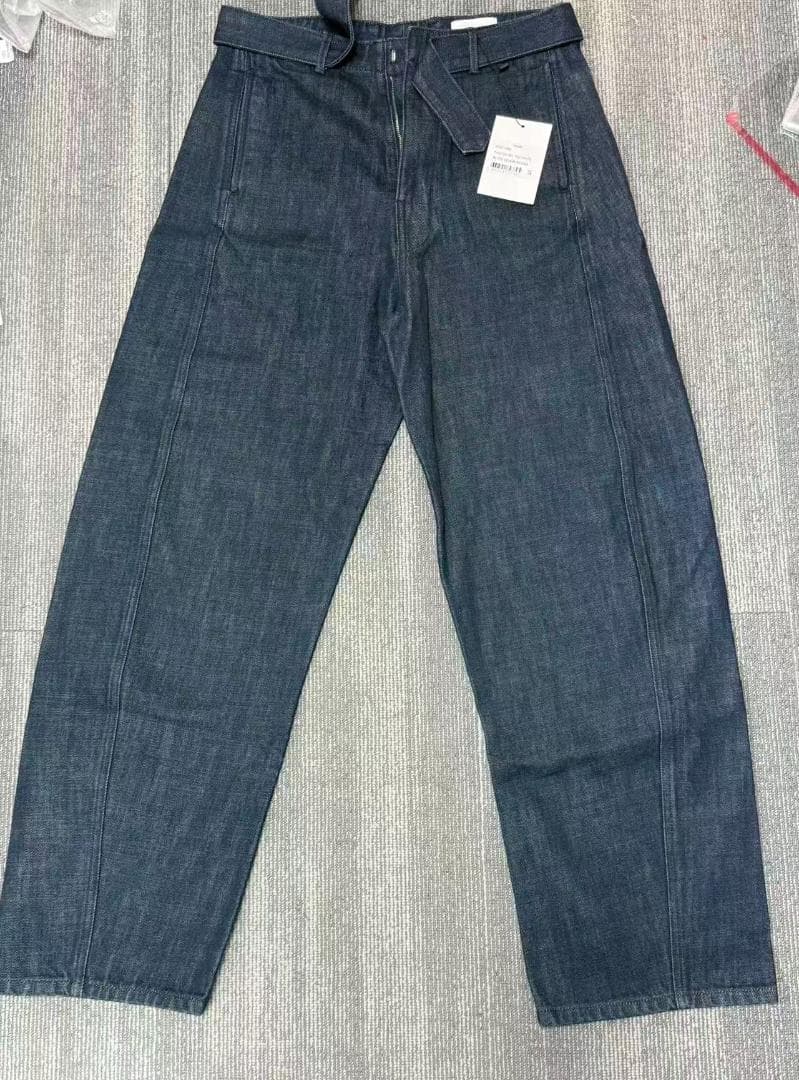 LEMAIRE ダークデニム ワイドパンツ Sサイズ