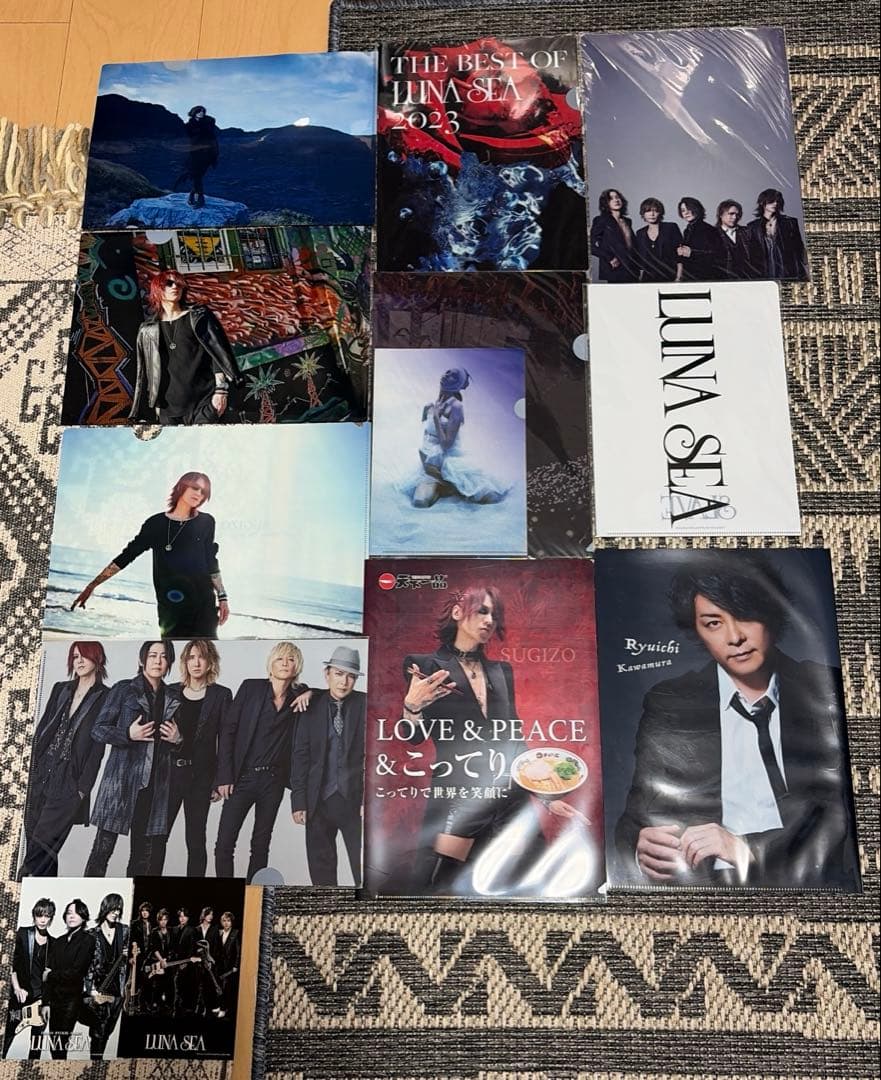 LUNA SEA クリアファイル セット オマケ付き - メルカリ
