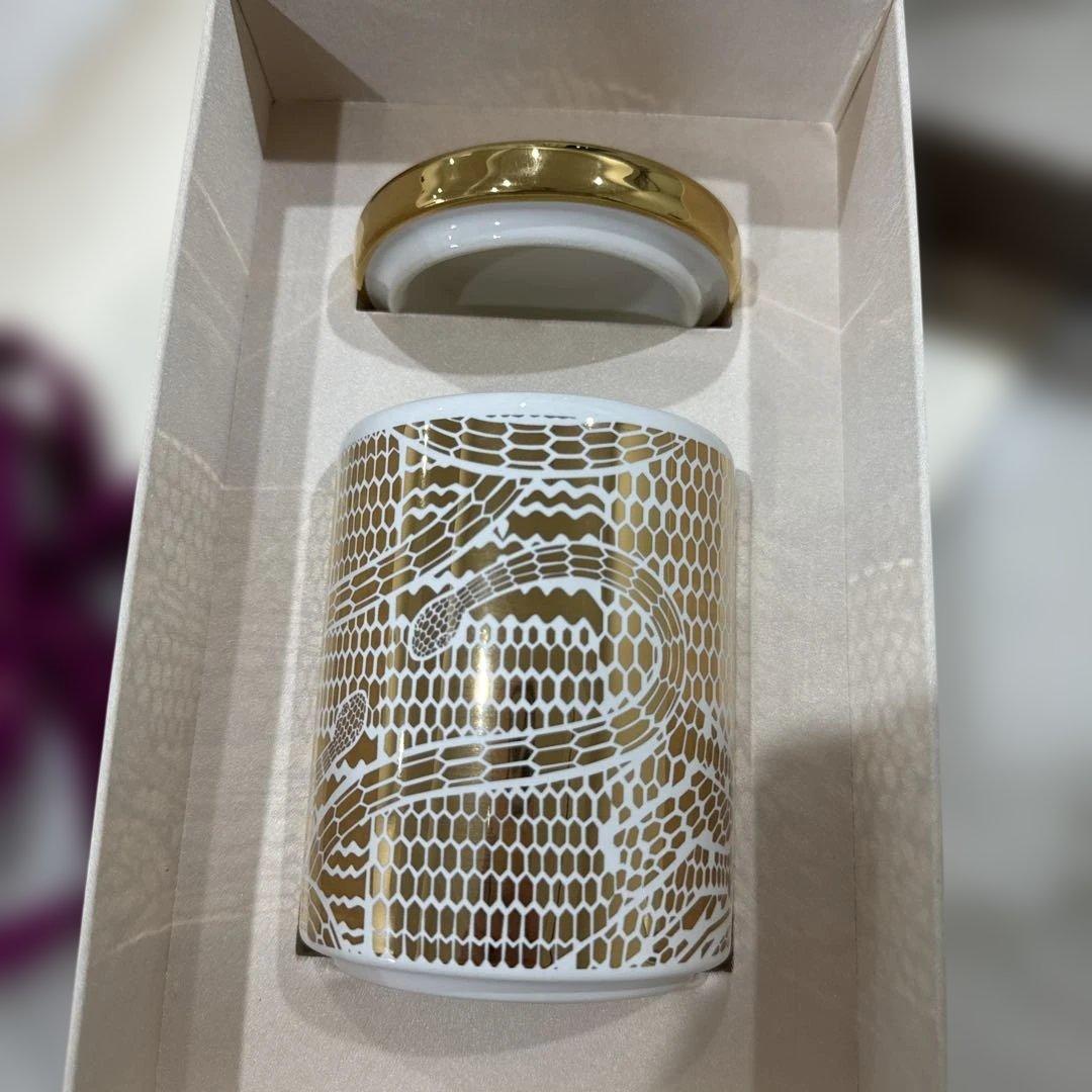 BVLGARI スネークパターンキャンドル