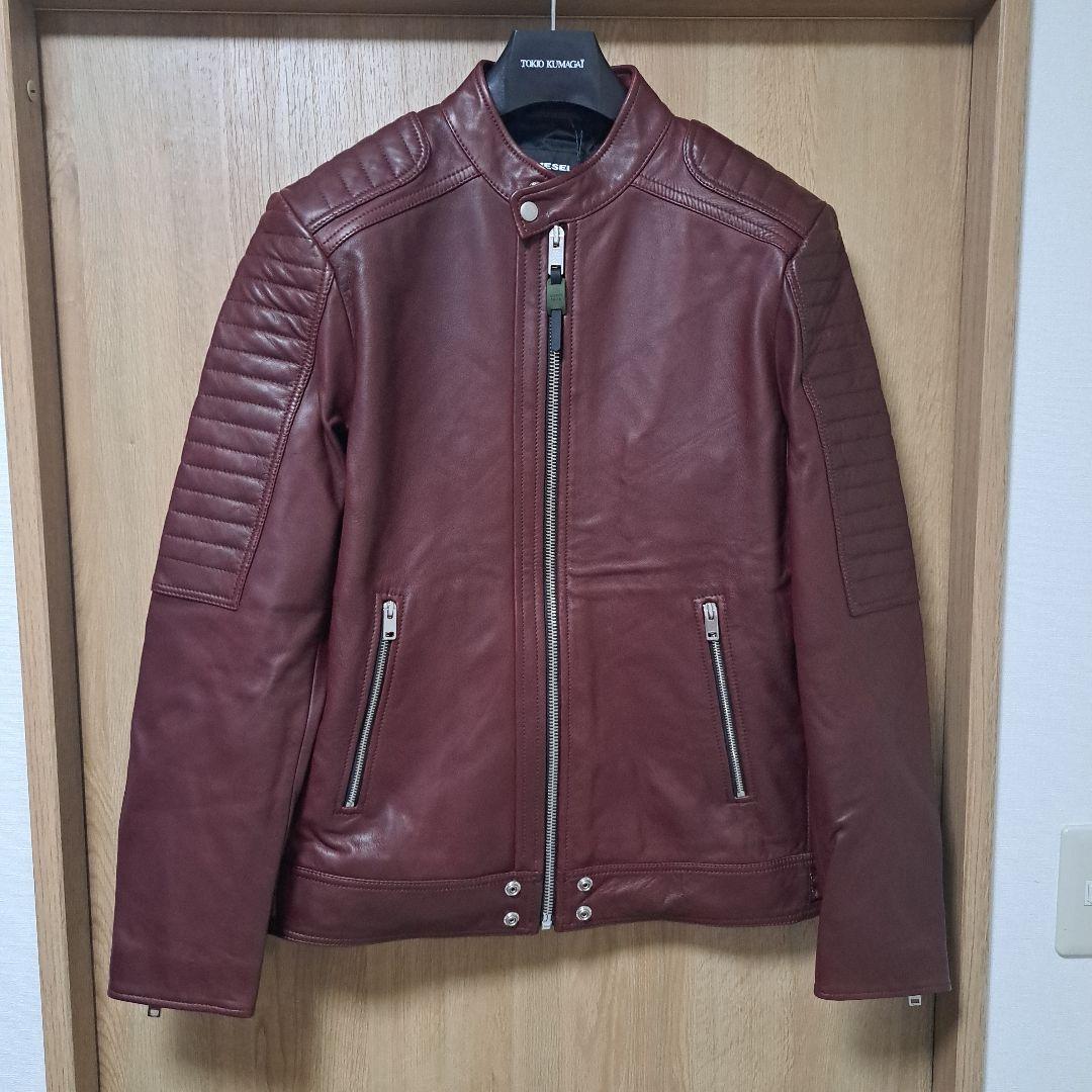 新品タグ付き DIESEL ライダース　レザージャケット 定価118800円