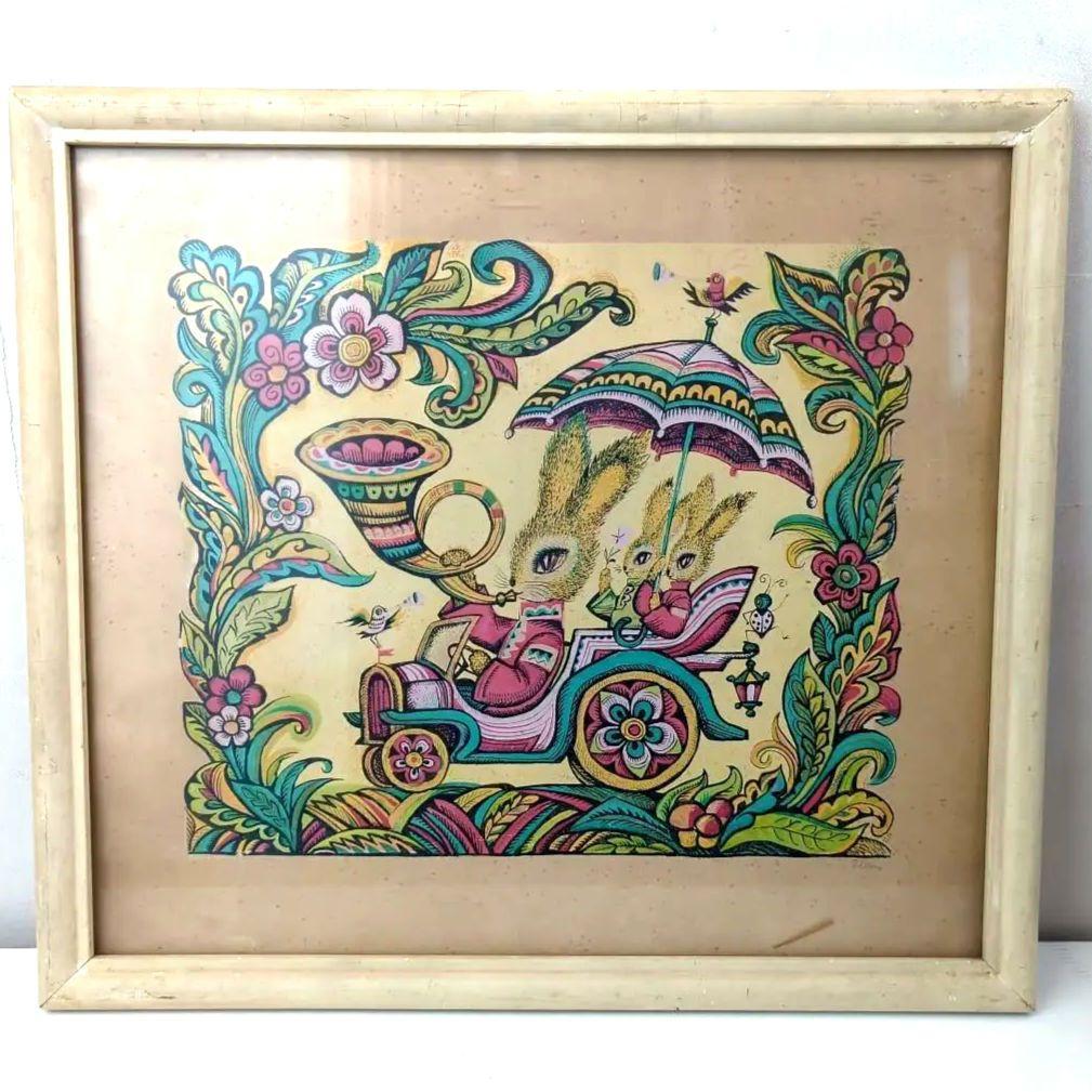 イシイリョウコ】【ロシア】【版画】ウサギ - メルカリ