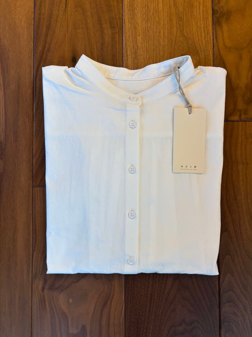 「しろくま」休日と詩　アコーディオンブラウス