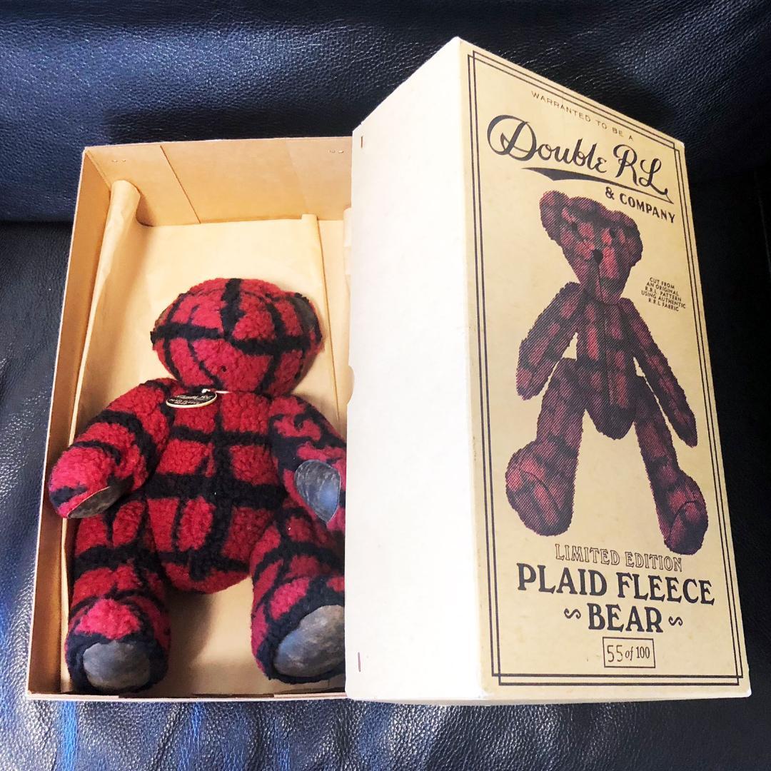新品　RRL LIMITED FLEECE BEAR　ダブルアールエル　限定ベア
