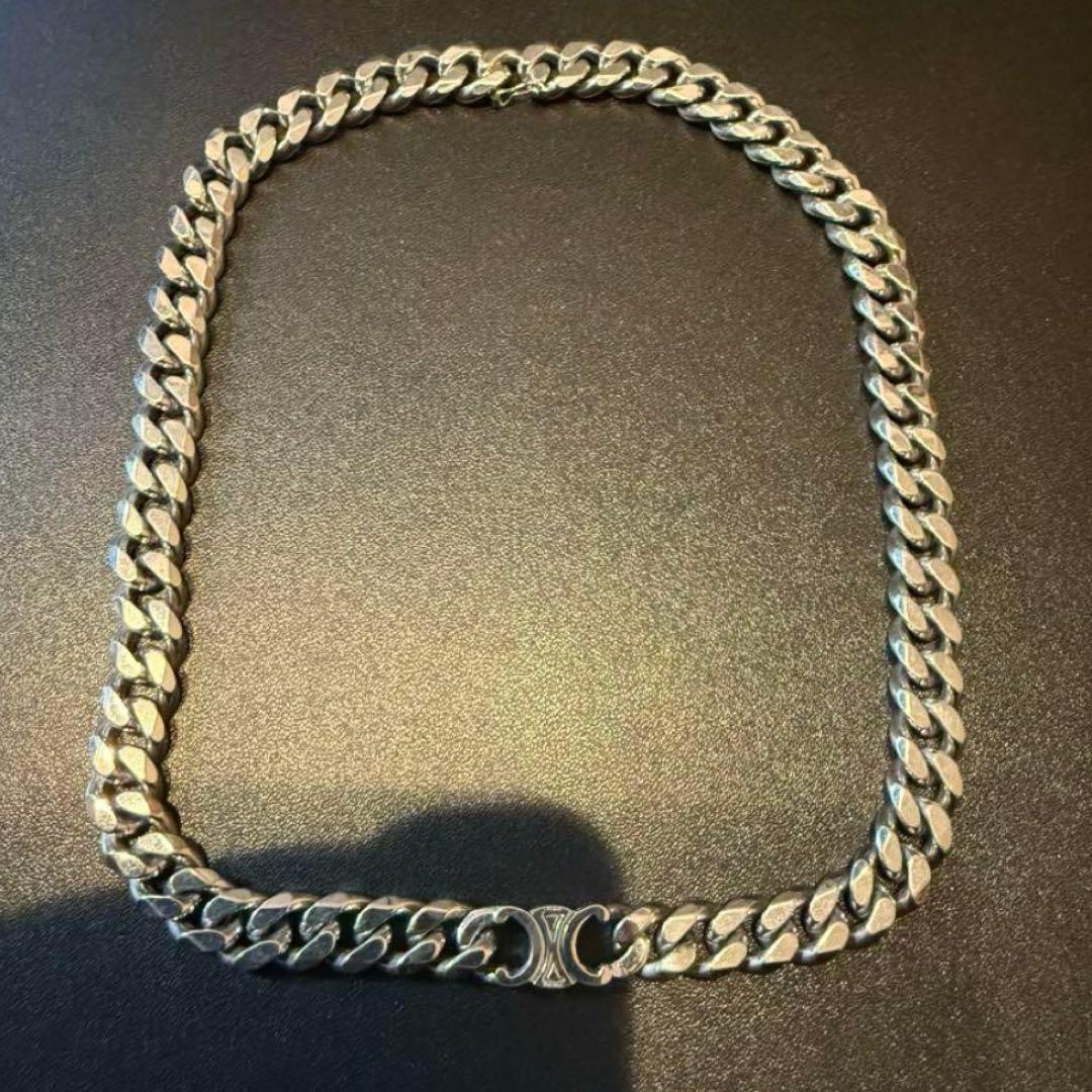 セリーヌ　トリオンフ グルメット ネックレス