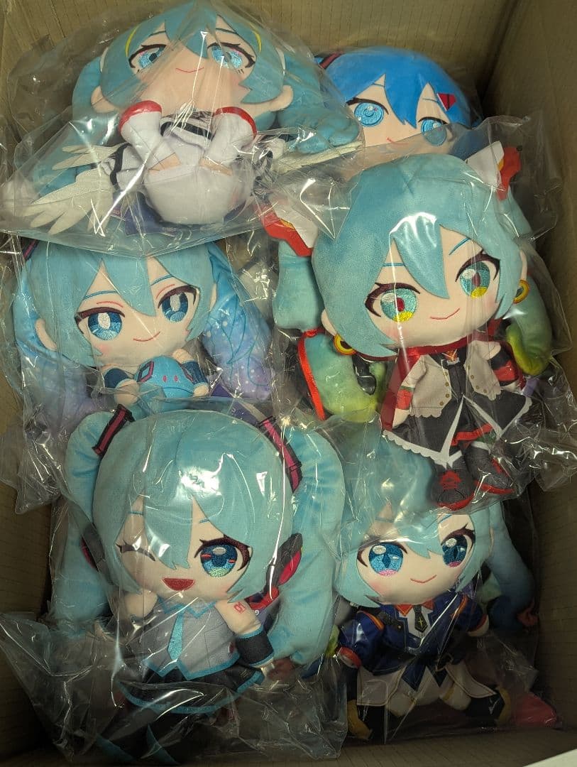 ガンダム45周年×初音ミク ぬいぐるみ 6体 [バンダイナムコヌイ]