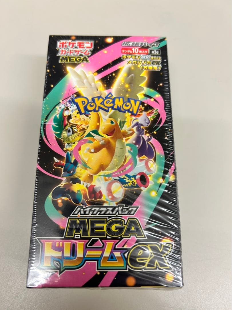 メガドリームex 1BOXシュリンク付き 楽天市場】【Box未開封・シュリンク付き】 ポケモンカードゲーム MEGA