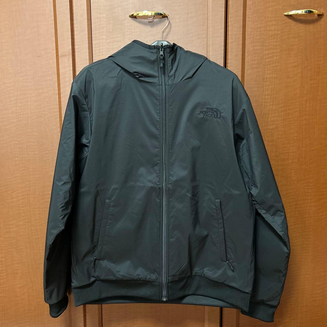 【美品】ザノースフェイス　スェットパーカー　リバーシブルテックエアーフーディ