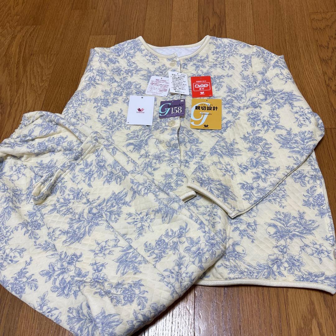 【新品未使用】ワコールグランダーあったかパジャマCDW479 クリーム色Ｌサイズ