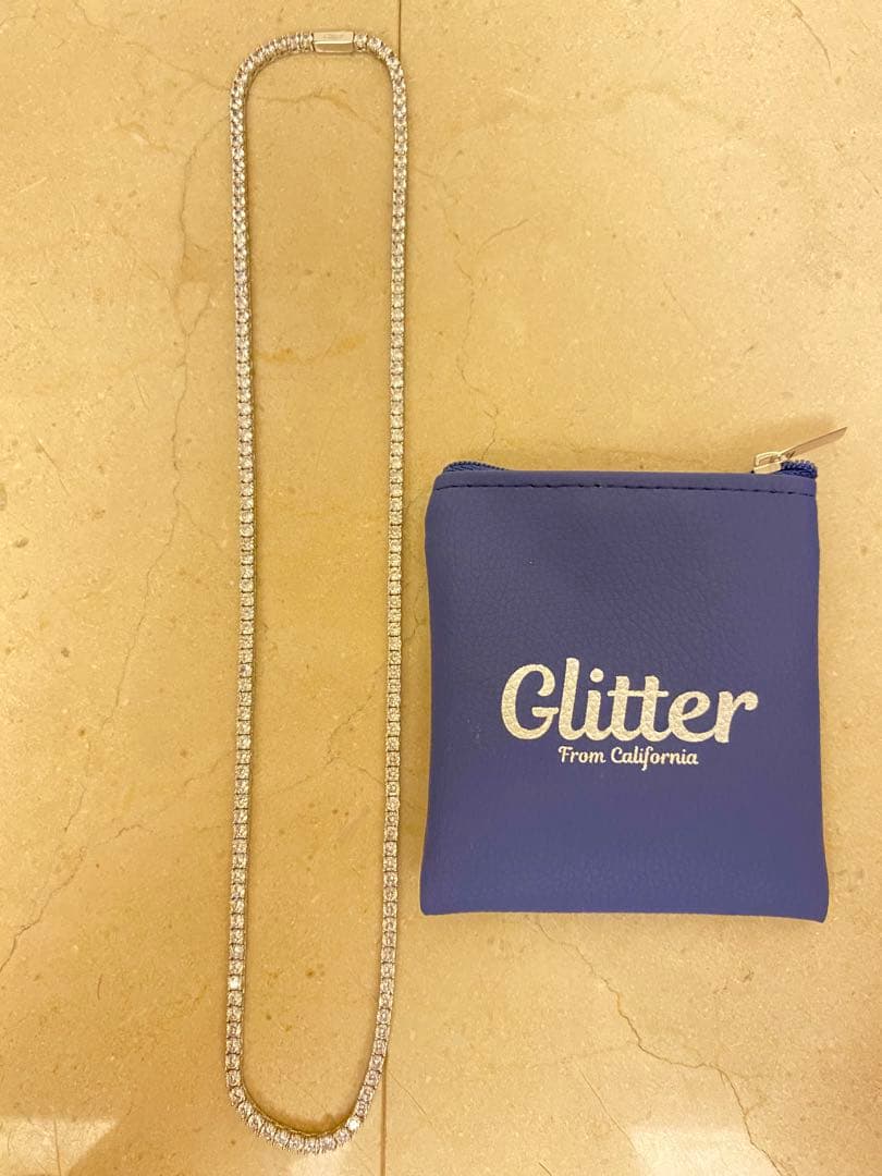 glitterネックレス　3mm