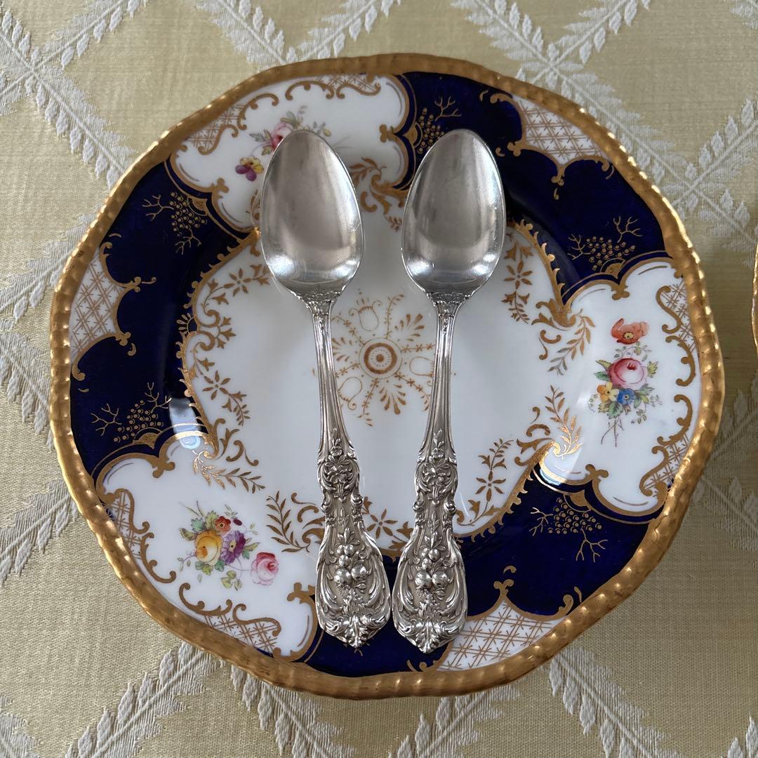 666様　純銀スプーン　Reed & Barton 2本