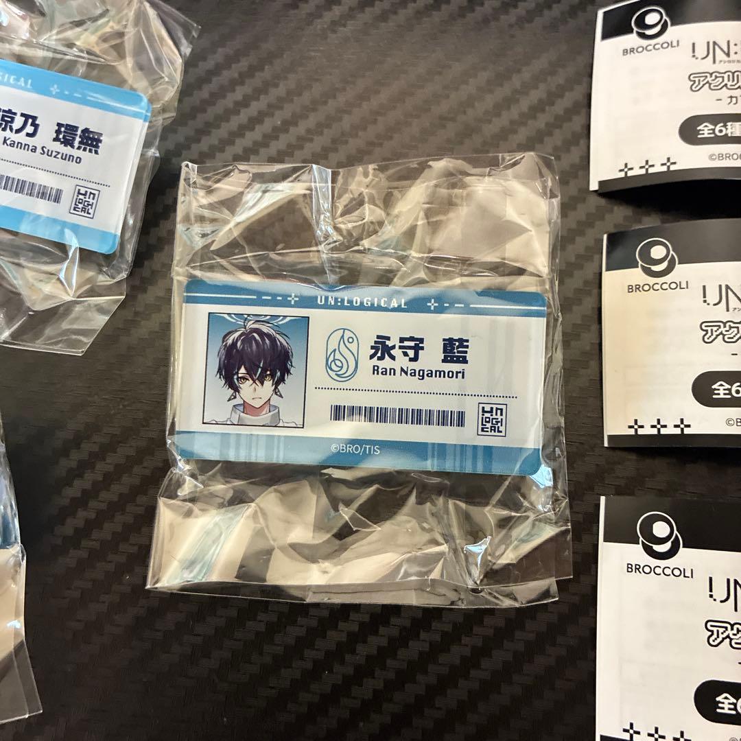 UN: LOGICAL アンロジカル アクリルネームバッジ 永守 藍 涼乃 環無