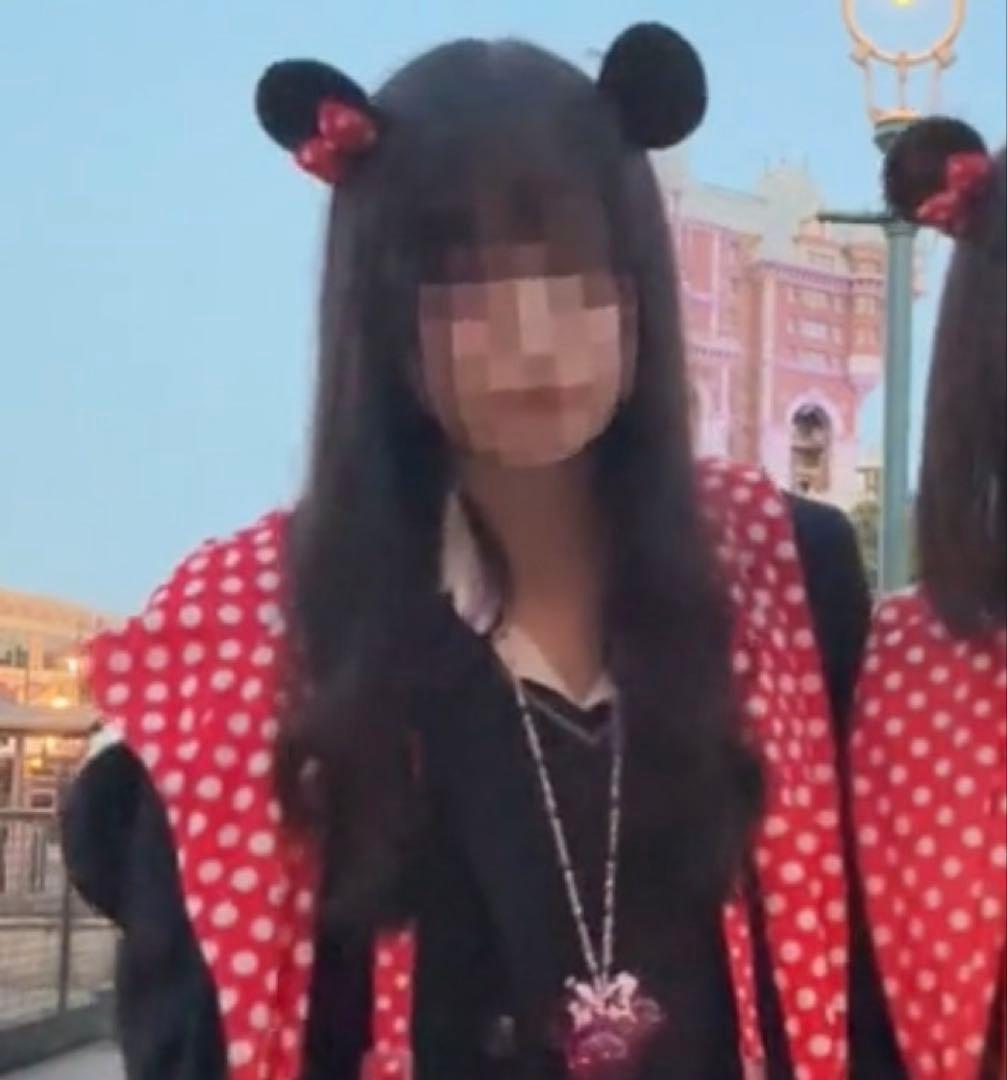 ミニーマフラーキャップ&ミニーヘアピン&リボン型ポップコーンバケット