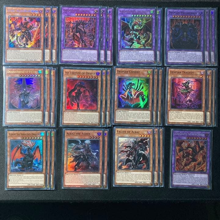 遊戯王 EU版 1st デスピア 烙印 デッキパーツ 49種 137枚