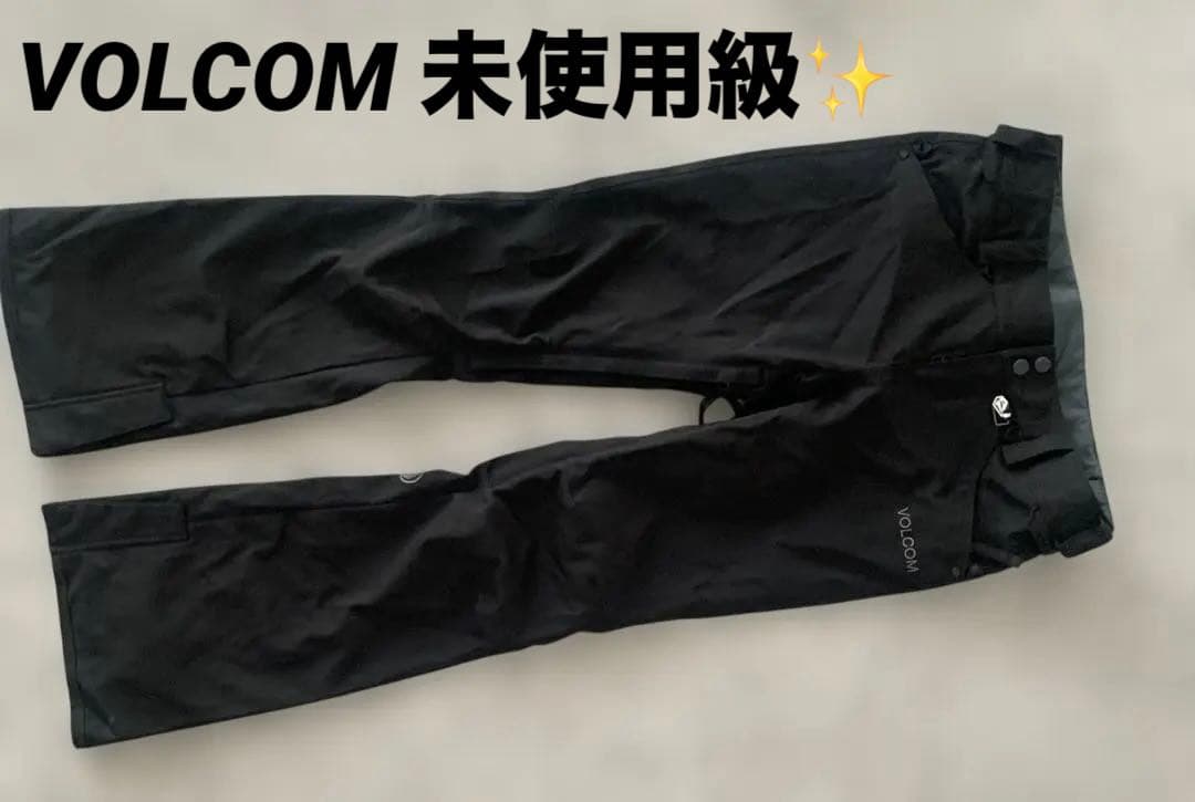 未使用級✨VOLCOM スノーボードウェア　パンツ　ブラック