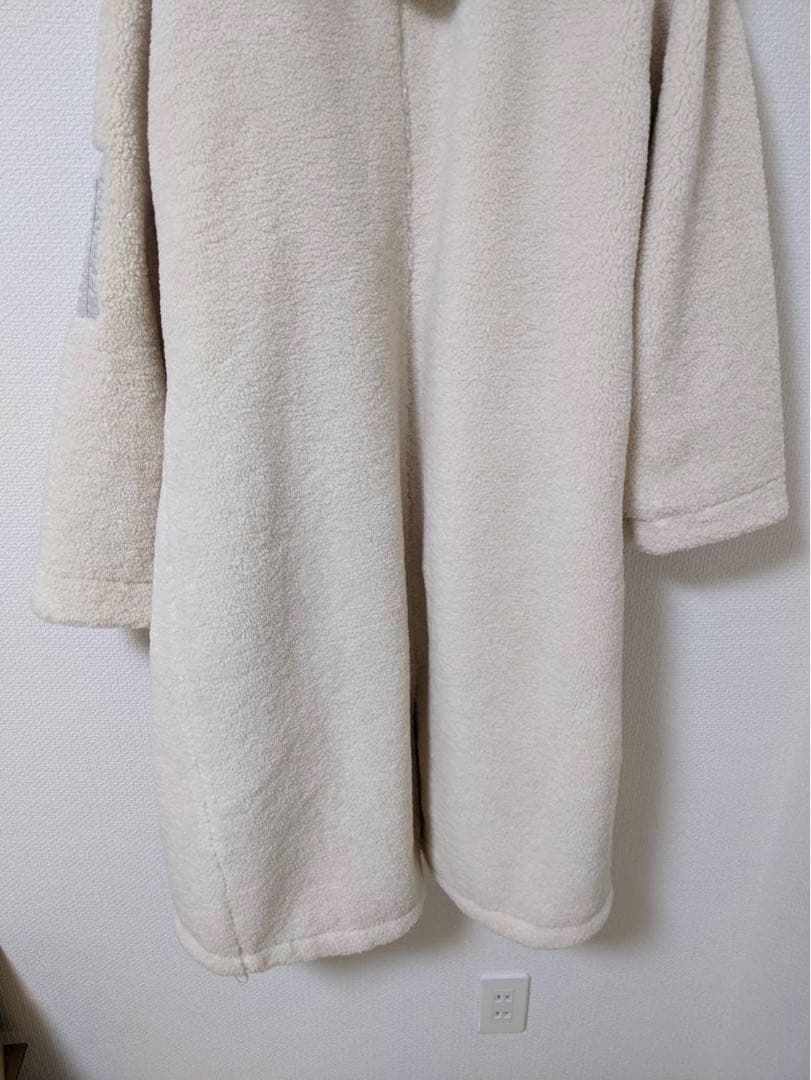 LASUDファーボアコート アイボリー 未使用品 サイズ9号 定価34000円