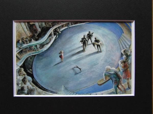 遠藤彰子、刻ふりつむ、希少画集画、高級額装付