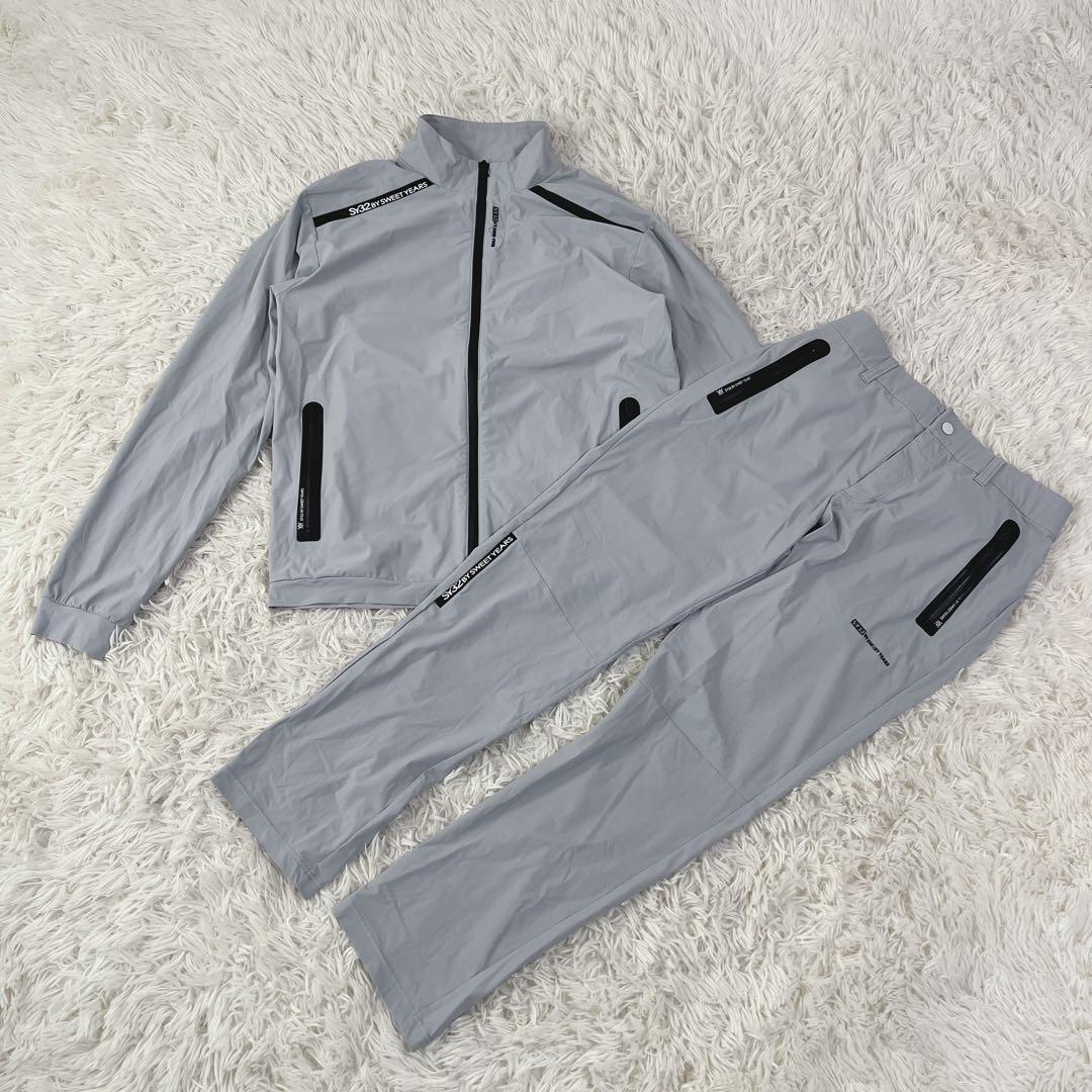 sy32セットアップ　グレー　M 新品同様　定価55000円