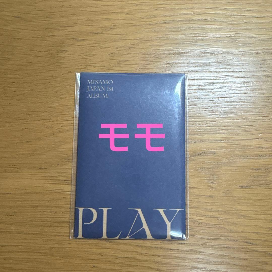 モモ　MISAMO リスニングパーティ　トレカ