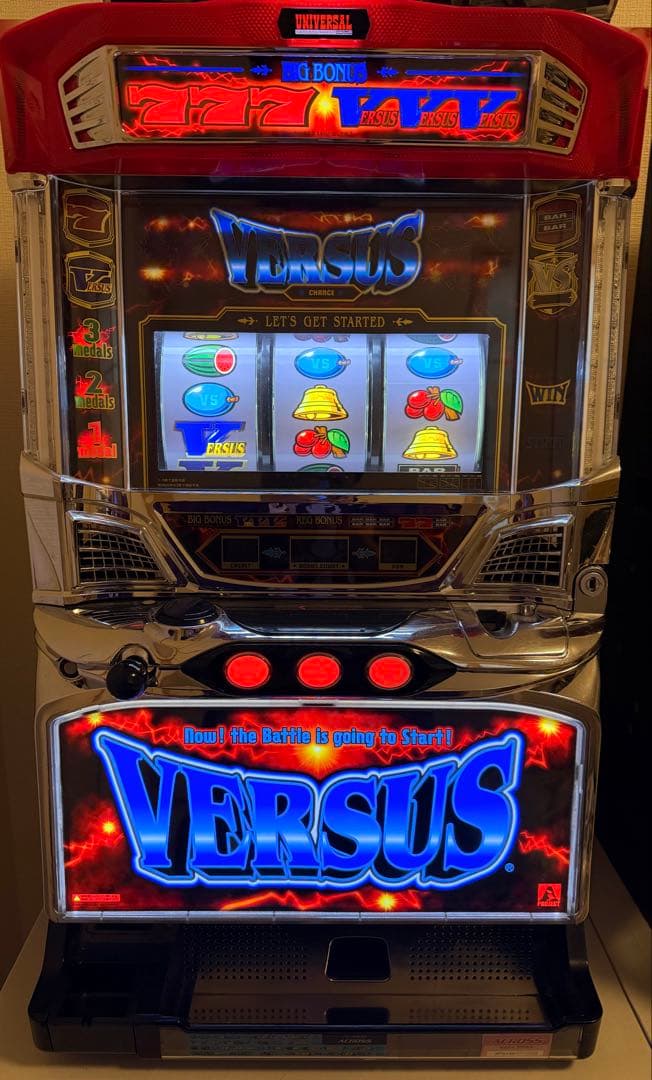 パチスロ VERSUS バーサス 5号機 不要機 無段階ボリューム付き実機
