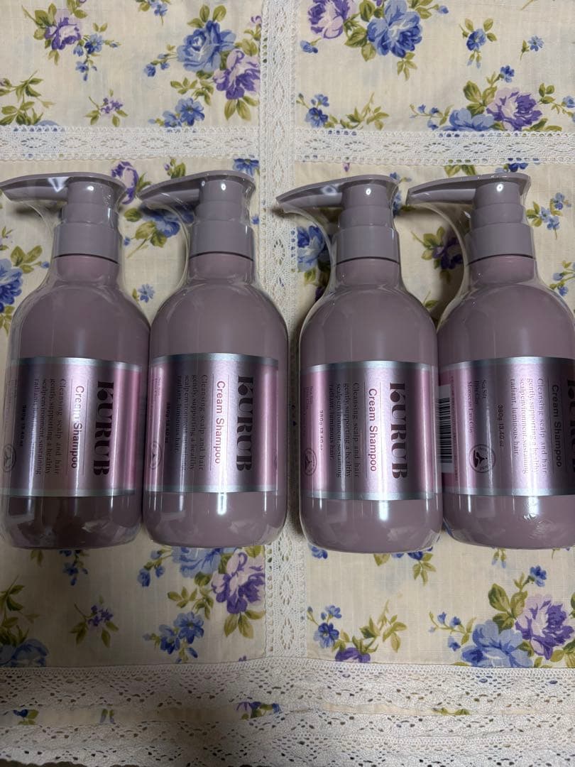 KURUB クリームシャンプー 380ml 4本セット新品　kurubu