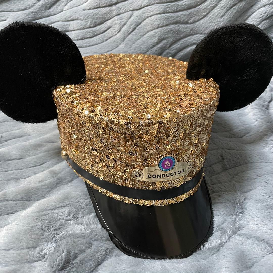 カリフォルニアディズニーランド 70周年限定 コンダクターハット レア
