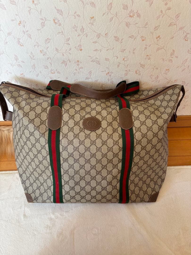 Gucci GGキャンバス ボストンバッグ
