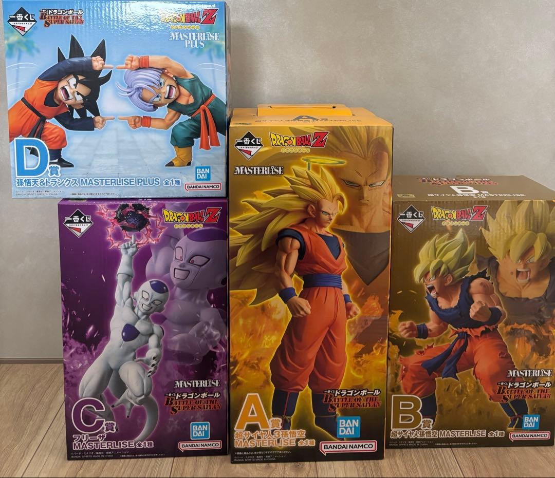 一番くじ ドラゴンボール A賞 B賞C賞 D賞 孫悟空 超サイヤ人3 下位賞つき