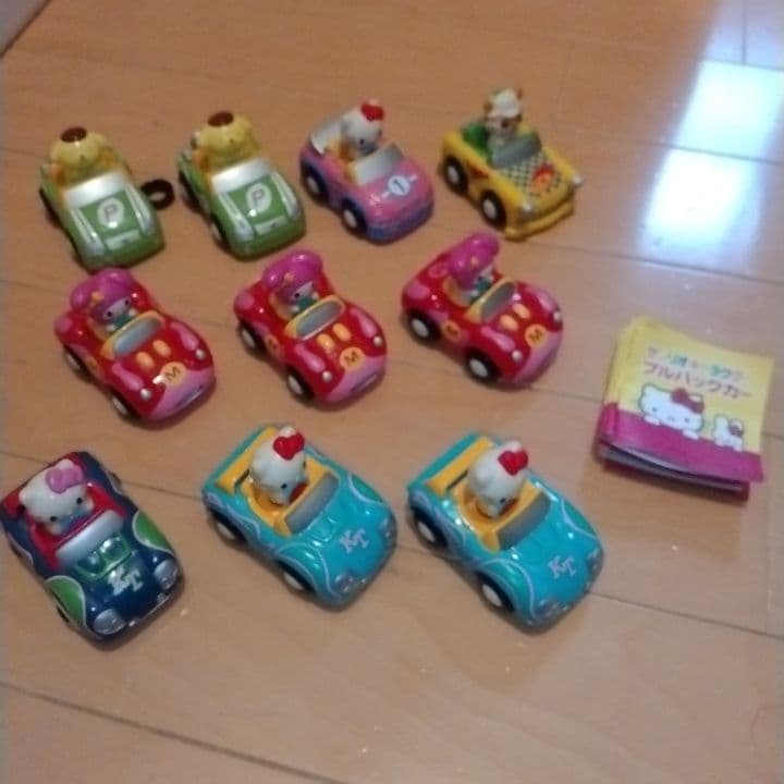 サンリオキャラクター プルバックカー セット