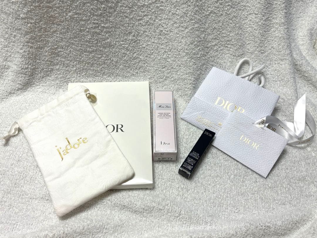ディオール　DIOR マキシマイザー001 ハンドクリーム　ノベルティ紙袋セット