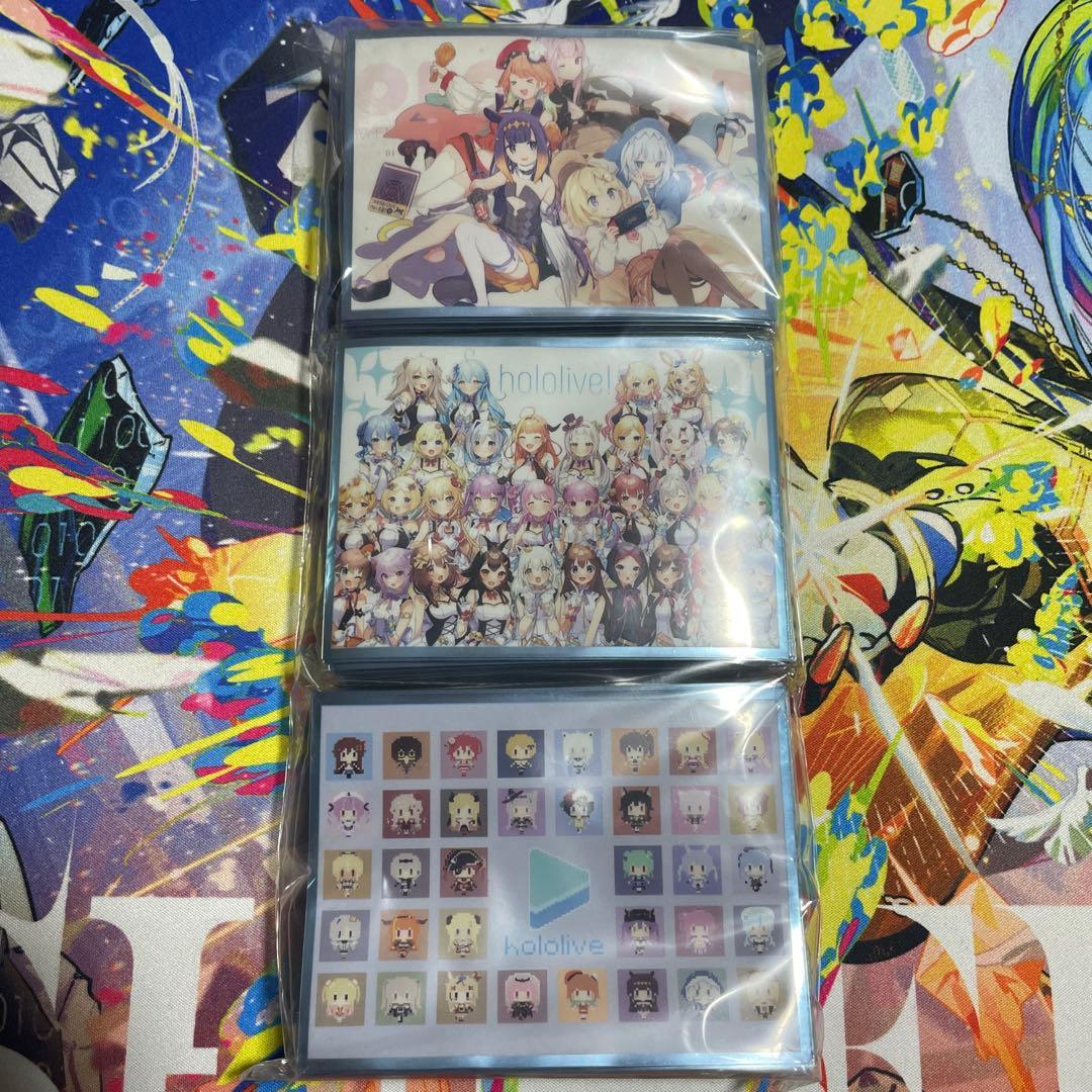 ホロライブ　hololive 同人スリーブ　カードスリーブ　ドット　白詰草 白詰草 カードスリーブ ホロライブ集合 - TCGショップ NOAH