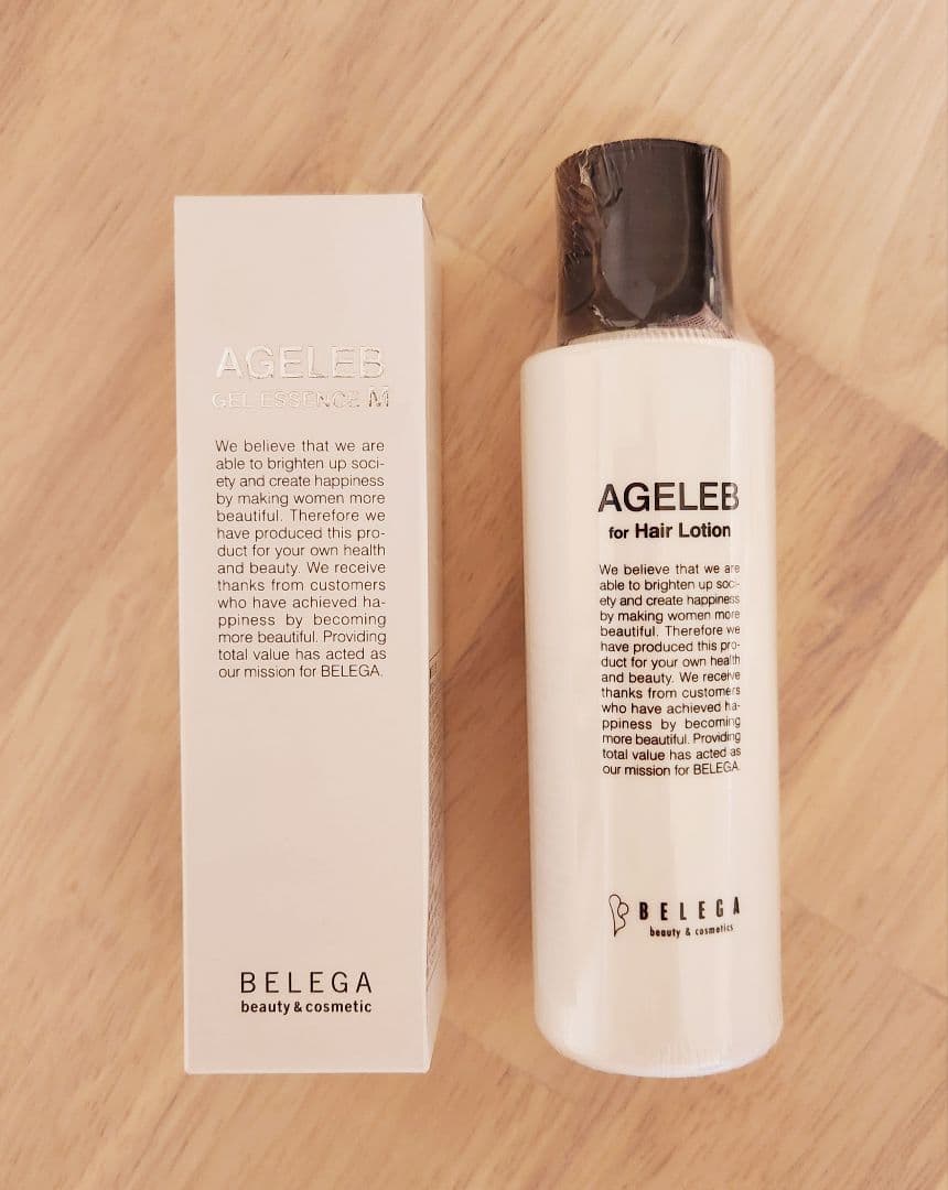 【新品】ベレガ エイジェレブ ゲルエッセンスM＋フォーヘアローション セット