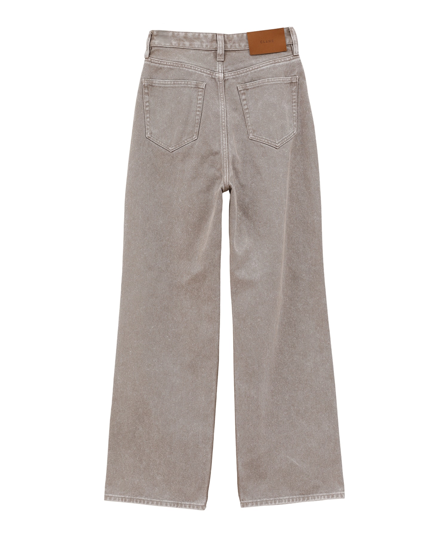 SLASH CUT DENIM PANTS(0 BEIGE): CLANE: WOMENS｜ STUDIOUS ONLINE