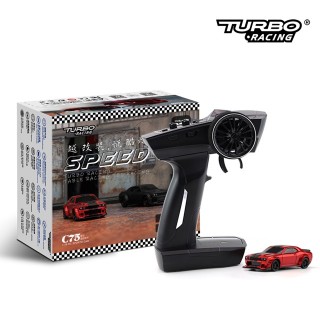 TURBO RACING 1/76スケール C64グリーン 2WDドリフトカー [C64-GN